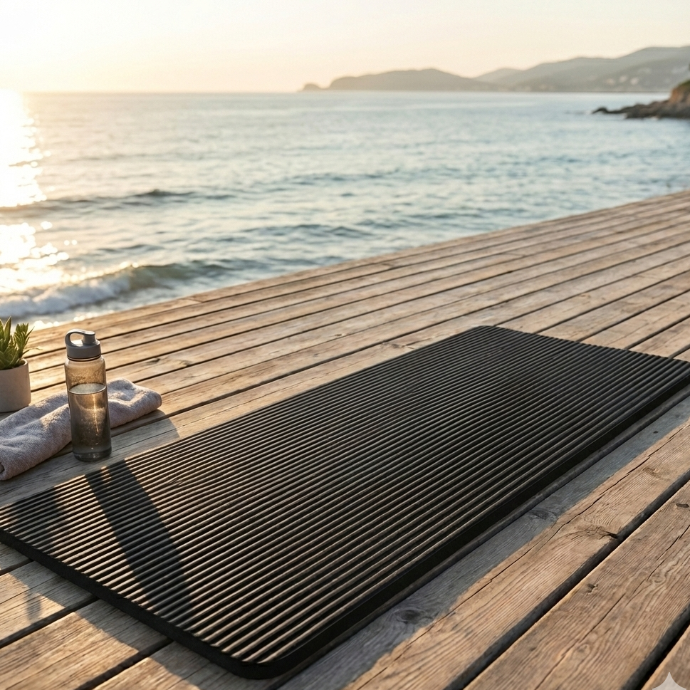 Tapis de yoga épais Y-31 en NBR – 183 × 61 cm, antidérapant