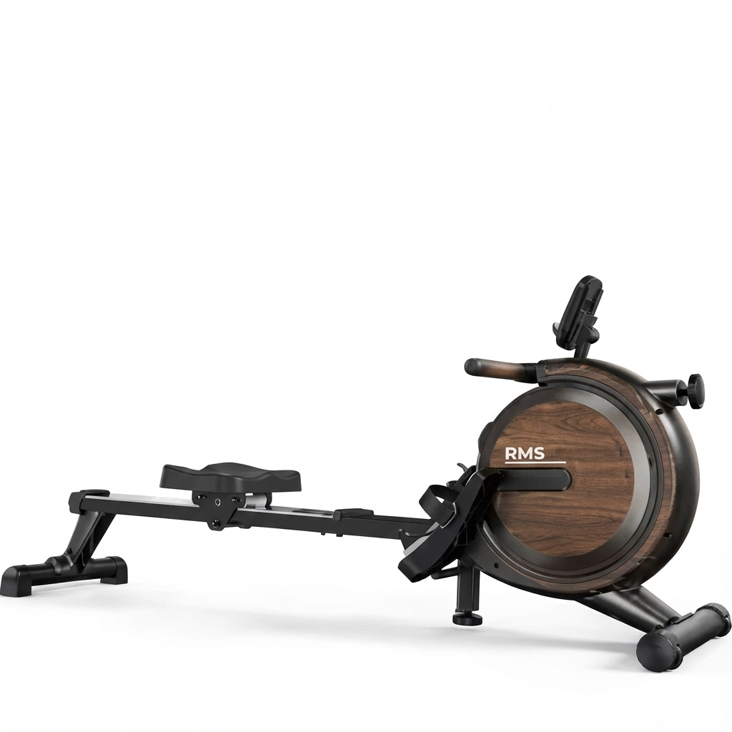 Rameur magnétique MettleMatic RM5 – Résistance réglable 16 niveaux, Bluetooth, écran LCD