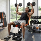 Banc de musculation réglable A200 – Dossier multi-positions, structure pliable