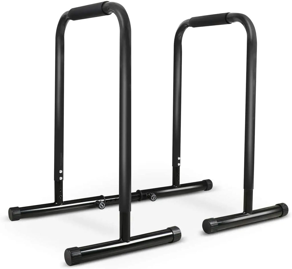 Barres parallèles d’entraînement 8225 – Support dips en acier, charge maximale 200 kg