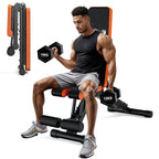 Banc de musculation réglable A200 – Dossier multi-positions, structure pliable